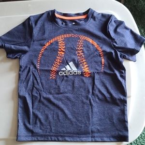 Navy adidas athletic tee size 5